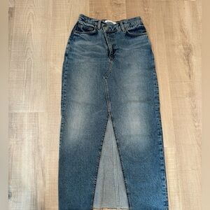 Reformation Denim Long Skirt